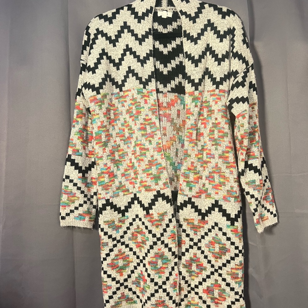 Debut Multicoloured Chevron Cardigan